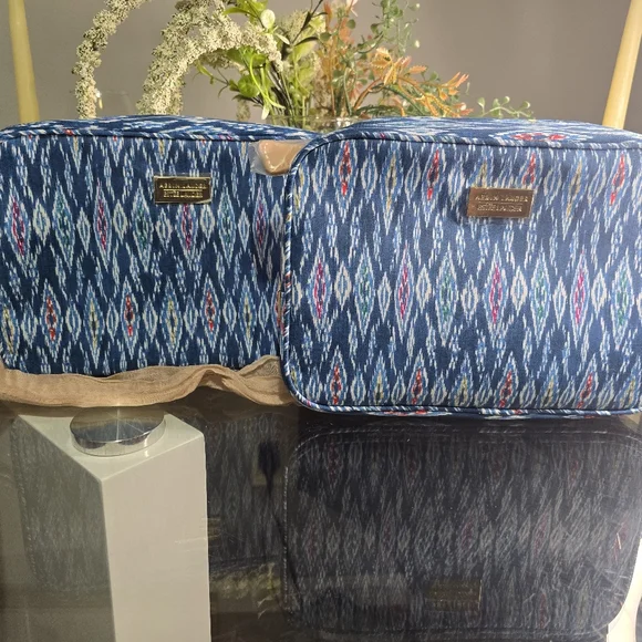 Aerin Lauder colorful makeup case x2 - Picture 12 of 12